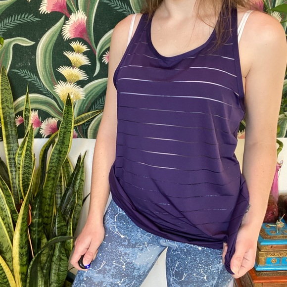 Purple Activewear Tank - Picture 3 of 7